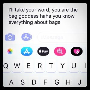 Bag goddess, @ your service.